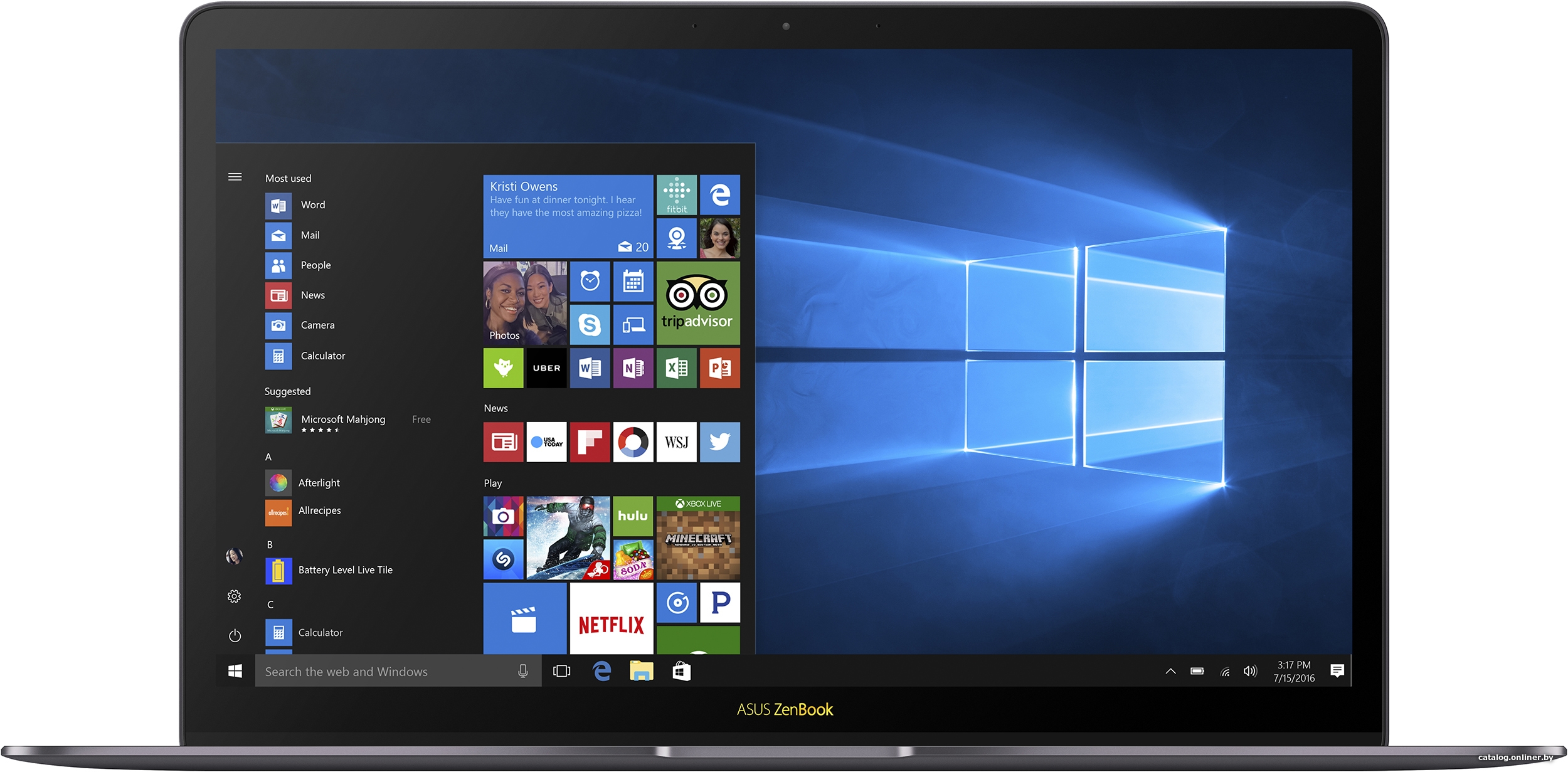 Замена жесткого диска ASUS ZenBook 3 Deluxe UX490UA-BE057T