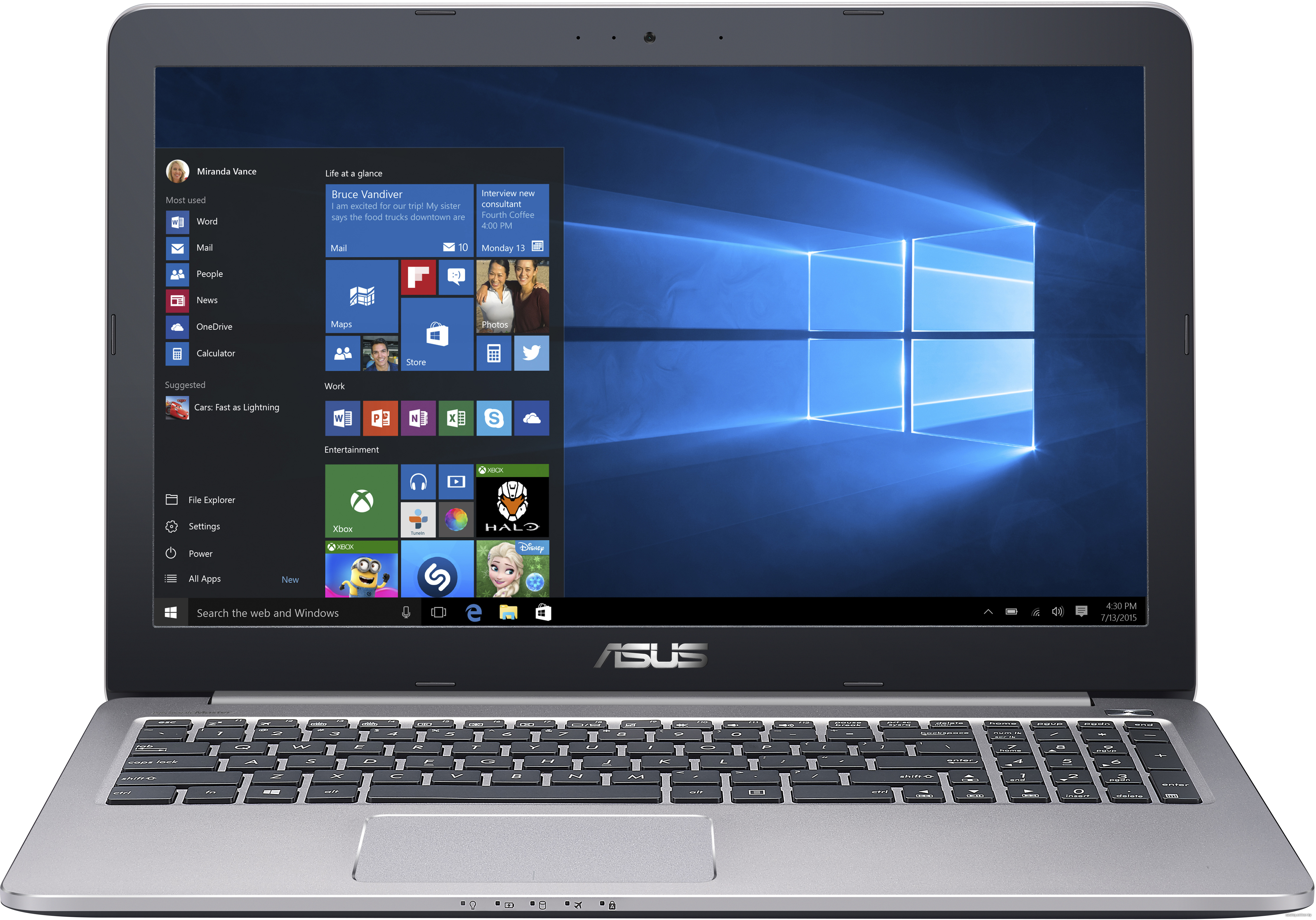 Замена жесткого диска ASUS K501UQ-DM068T